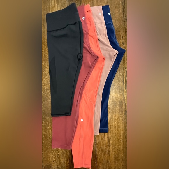 🍋LIKE NEW Lululemon 5 Pc Assortment Leggings size 12 - Picture 1 of 11